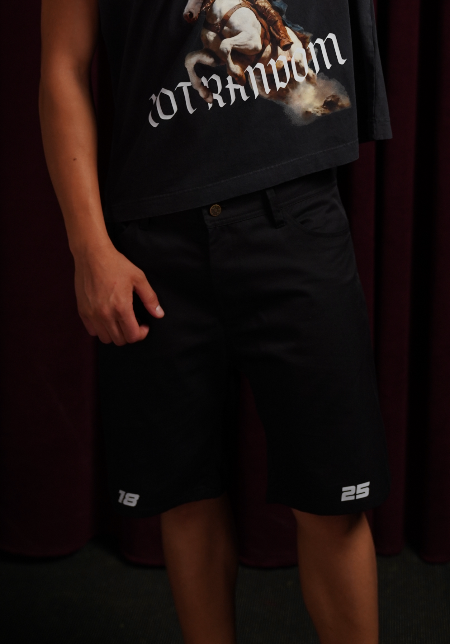 Notrandom Split Mark Shorts